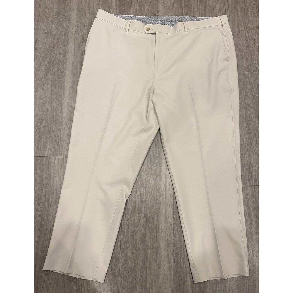 Peter Miller Pants Mens 40 Beige Crown Crafted Performance Stretch Solid Golf